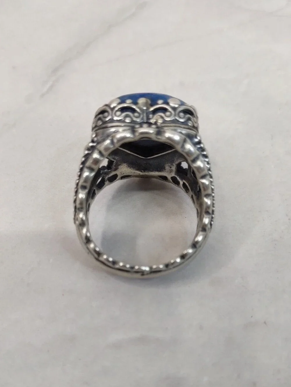 Sincerely Southwest By Carolyn Pollack Lapis/Sterling Silver Ring